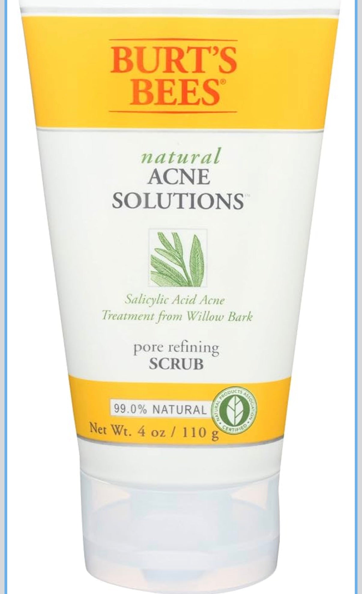 Burts Bees Acne Facial Scrub, 4 OZ
