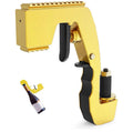 Champagne Gun，Champagne Gun for Parties - Lightweight Plastic Sprayer with Adjustable rubber plug，Portable &Safe Beer Shooter for Birthdays, Weddings，Easy Clean & Reusable(Gold)