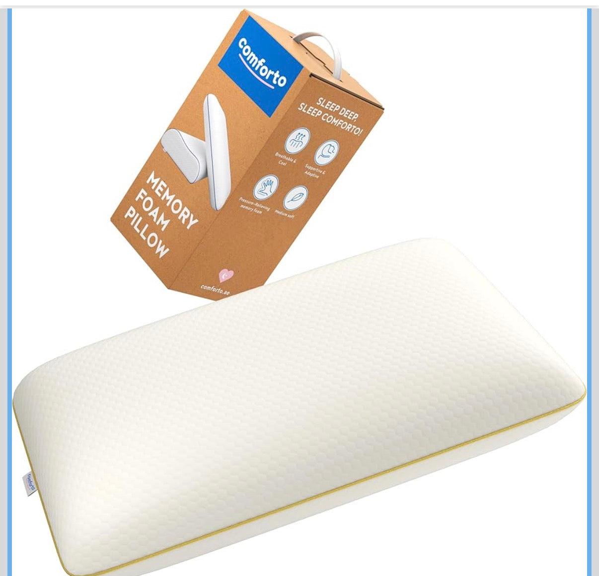 Comforto memory foam pillow